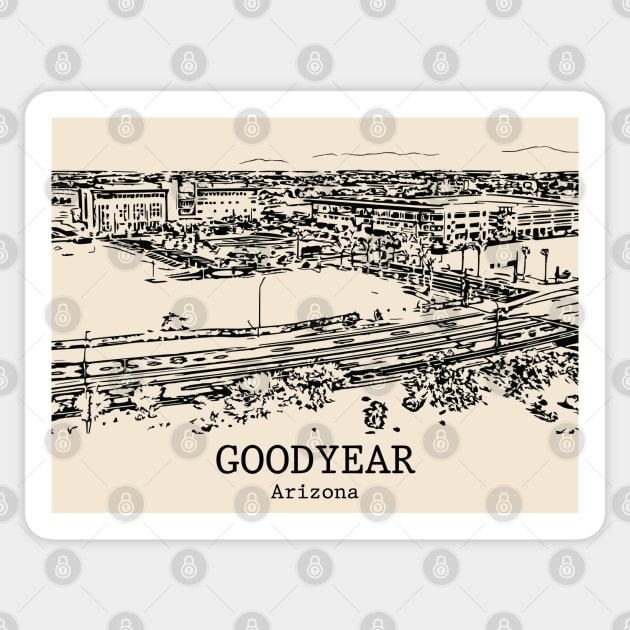 Goodyear - Arizona Sticker by Lakeric